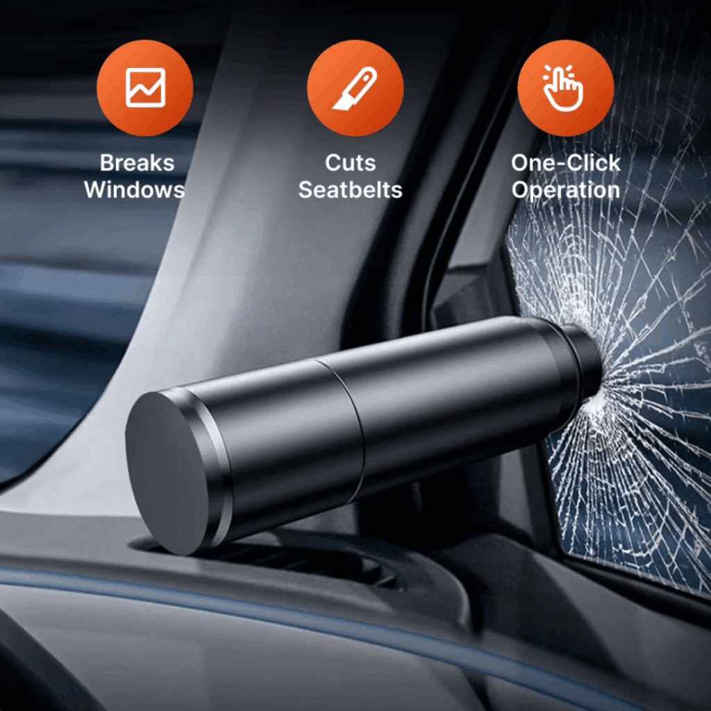Breeker emergency vehicle escape tool